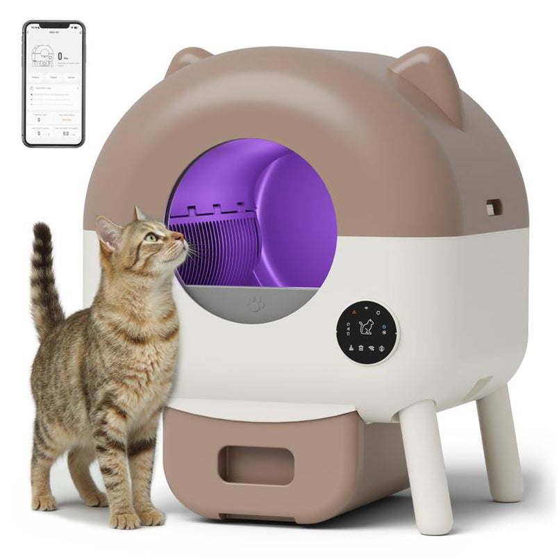 Auto Cleaning Safety Litter Box