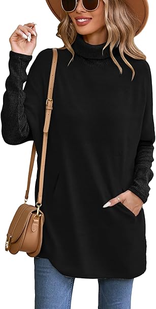 Oversized Turtleneck Sweater