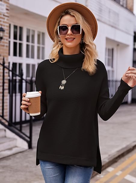 Turtleneck Chunky Knit Sweater